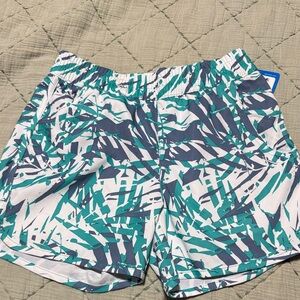 Columbia girls Green and Gray Athletic Shorts